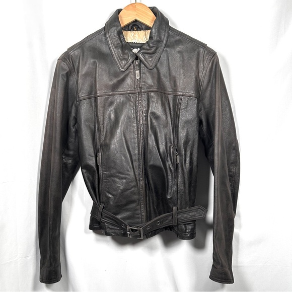 Harley-Davidson Women’s Leather Moto Jacket 
Size Large - Picture 5 of 16